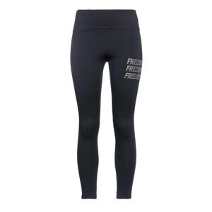 Freddy Women's Black High-Waisted Leggings with Rhinestones. Size S. Italy